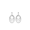 Ti Sento Layered Hoops Earrings, Silver