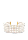 Ti Sento Layered Pearl Necklace, Gold