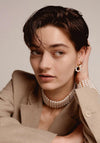 Ti Sento Layered Pearl Necklace, Gold