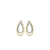 Ti Sento Layered Teardrop Earrings, Gold
