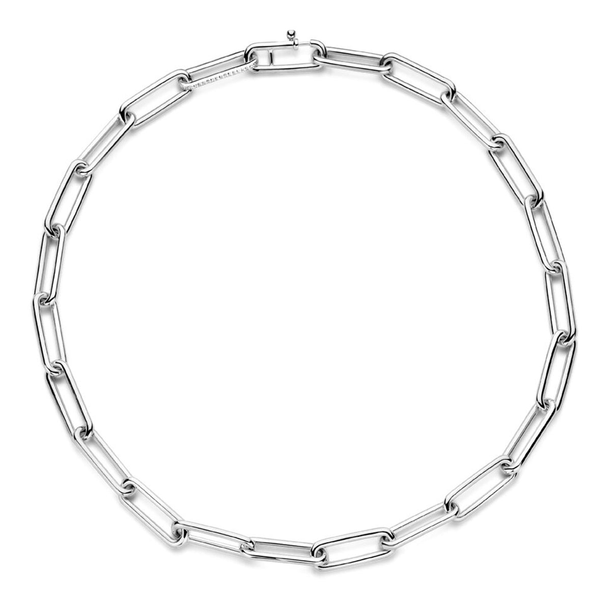 Ti Sento Link Chain Necklace, Silver