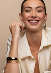 Ti Sento Linked Earrings, Gold