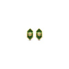 Ti Sento Malachite & Golden Star Stud Earrings, Gold