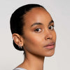 Ti Sento Medium CZ Hoops, Silver