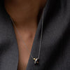 Ti Sento Cross Necklace, Silver & Gold