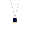 Ti Sento Large Blue Pendant Necklace, Silver