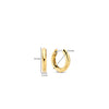 Ti Sento Mini Huggie Hoops, Gold
