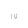 Ti Sento Mini Huggie Hoops, Silver