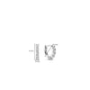 Ti Sento Mini Huggie Hoops, Silver