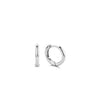 Ti Sento Mini Huggie Hoops, Silver
