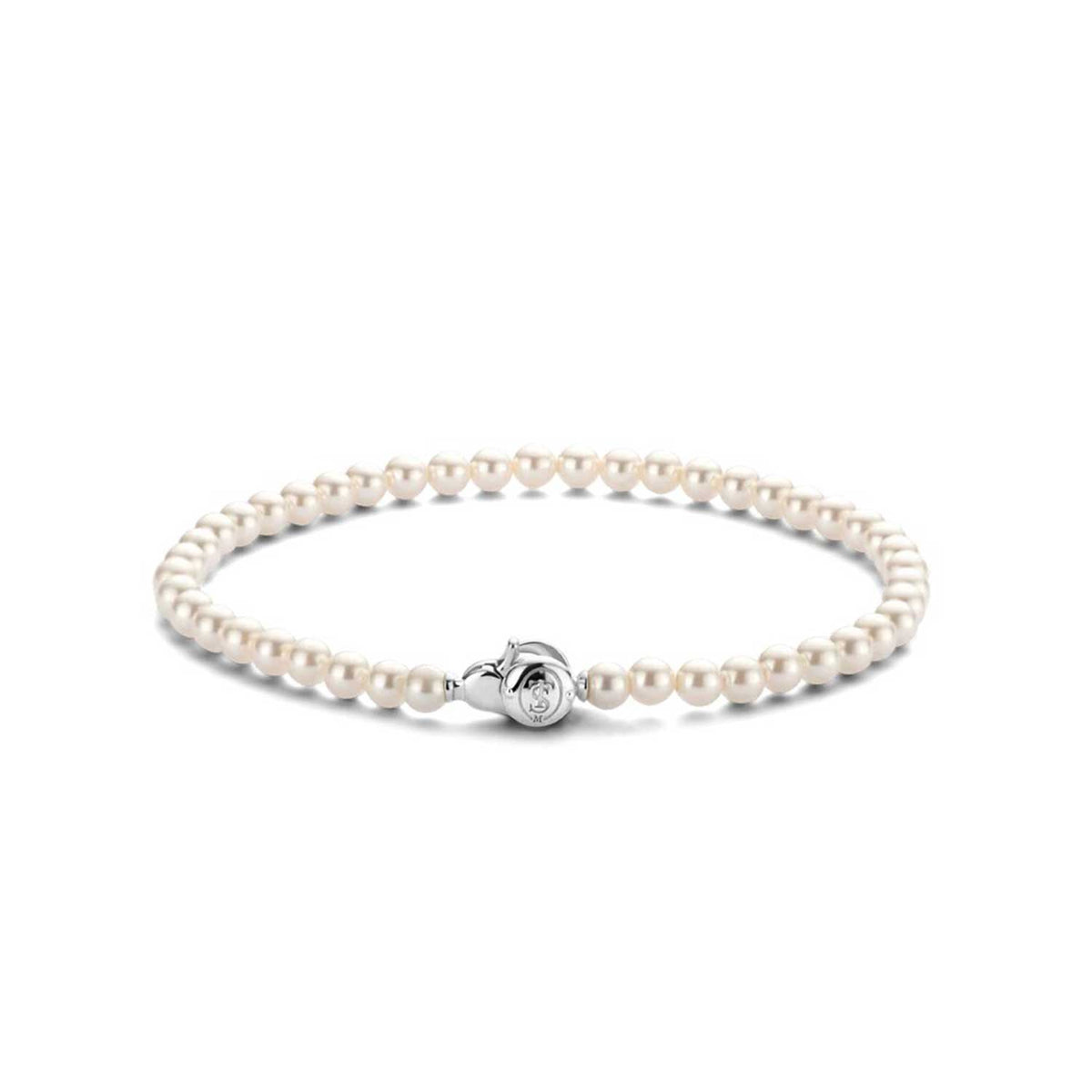 Ti Sento Mini Pearl Bracelet, Silver