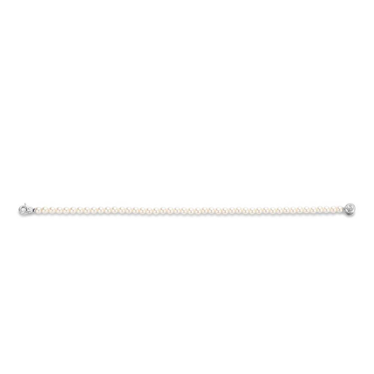 Ti Sento Mini Pearl Bracelet, Silver