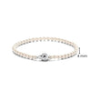 Ti Sento Mini Pearl Bracelet, Silver