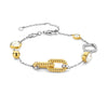Ti Sento Mother of Pearl Link Bracelet, Silver & Gold
