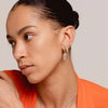 Ti Sento Mother of Pearl & Nude Stone Geometrical Ear Charms, Gold