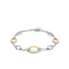Ti Sento Oval Link Bracelet, Silver