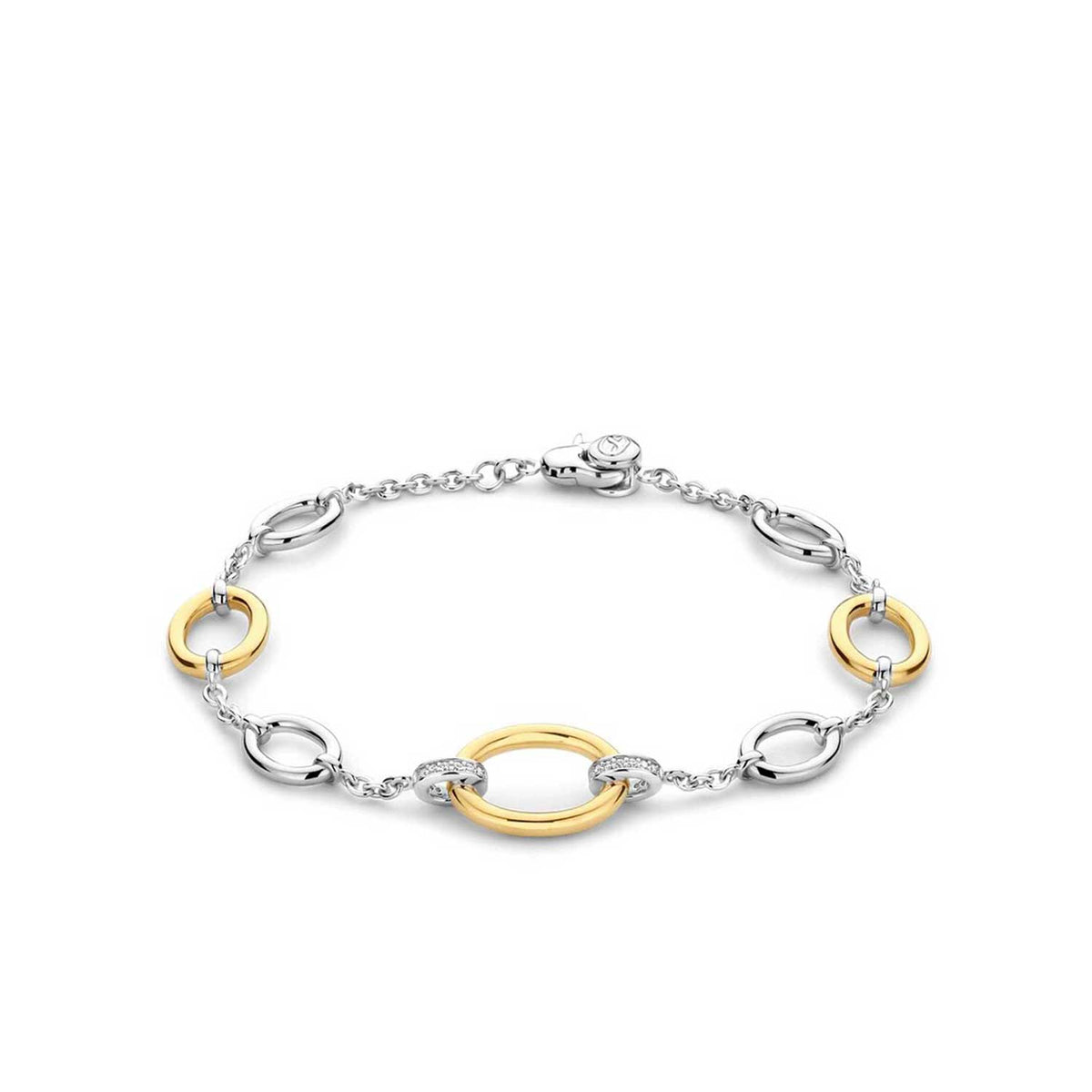 Ti Sento Oval Link Bracelet, Silver