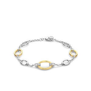 Ti Sento Oval Link Bracelet, Silver
