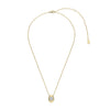 Ti Sento Oval Sparkle Necklace, Gold