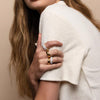 Ti Sento Pavé Chunky Ring, Silver 60