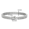 Ti Sento Pavé Row Tennis Bracelet, Silver