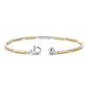 Ti Sento Pavé Two-Tone Link Bracelet, Gold & Silver