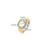 Ti Sento Pearl Cushion CZ Ring, Silver