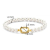 Ti Sento Pearl Beaded Bracelet, Gold