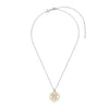 Ti Sento Pearl Cluster Necklace, Silver