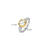 Ti Sento Pearl Cushion Ring, Gold