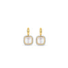 Ti Sento Pearl Cushion Drop Earrings, Gold
