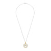 Ti Sento Pearl Cushion Pendant Necklace, Silver