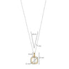 Ti Sento Pearl Cushion Pendant Necklace, Silver