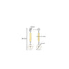Ti Sento Pearl Drop Earrings, Gold
