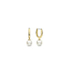 Ti Sento Pearl Hoop Earrings, Gold