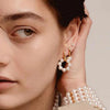 Ti Sento Pearl Hoop Earrings, Gold