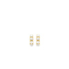 Ti Sento Pearl Huggie Hoops, Gold