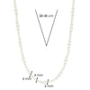 Ti Sento Rhythm Pearl Necklace, Silver