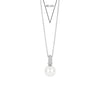 Ti Sento Pearl Pendant Necklace, Silver