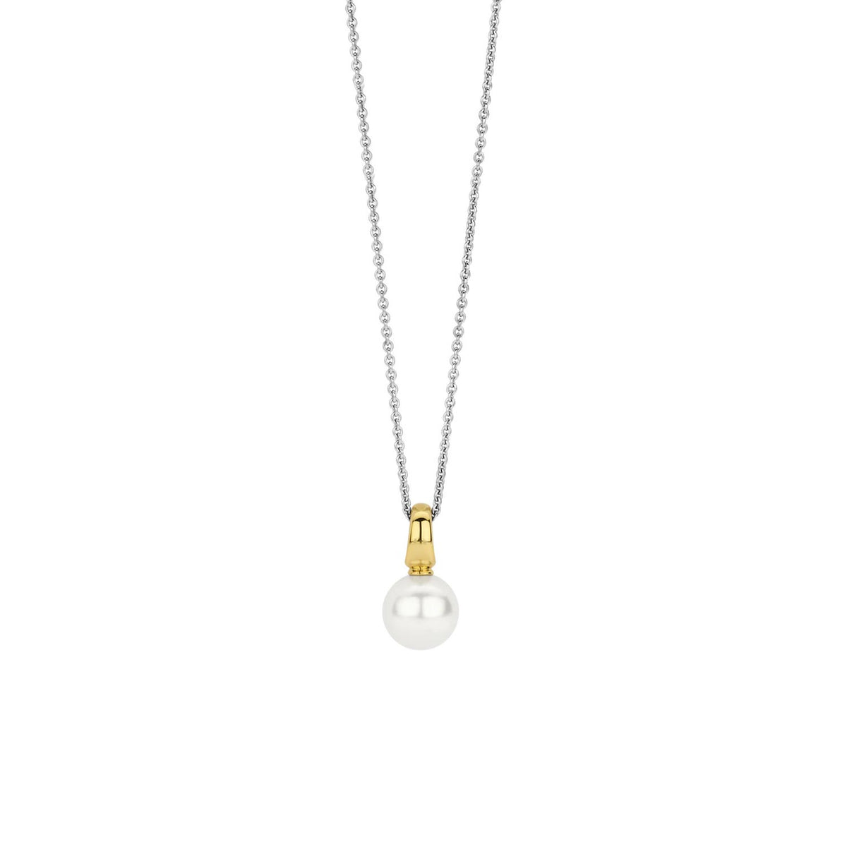 Ti Sento Pearl Pendant Necklace, Gold