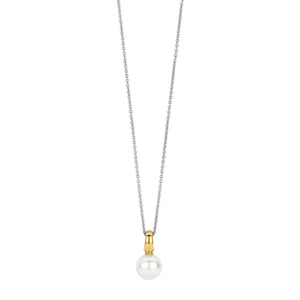 Ti Sento Pearl Pendant Necklace, Gold