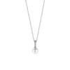Ti Sento Pearl Pendant Necklace, Silver