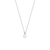 Ti Sento Pearl Pendant Necklace, Silver