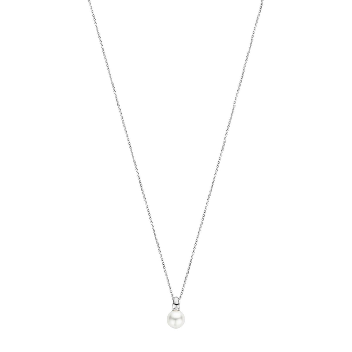 Ti Sento Pearl Pendant Necklace, Silver
