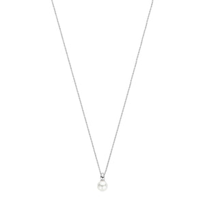 Ti Sento Pearl Pendant Necklace, Silver