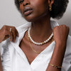 Ti Sento Pearl Row Ring, Gold Size 56