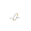 Ti Sento Pearl Row Ring, Gold Size 56