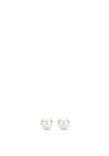 Ti Sento Pearl Stud Earrings, Silver