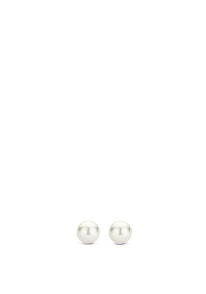 Ti Sento Pearl Stud Earrings, Silver