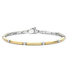 Ti Sento Rectangular Zirconia Bangle, Gold
